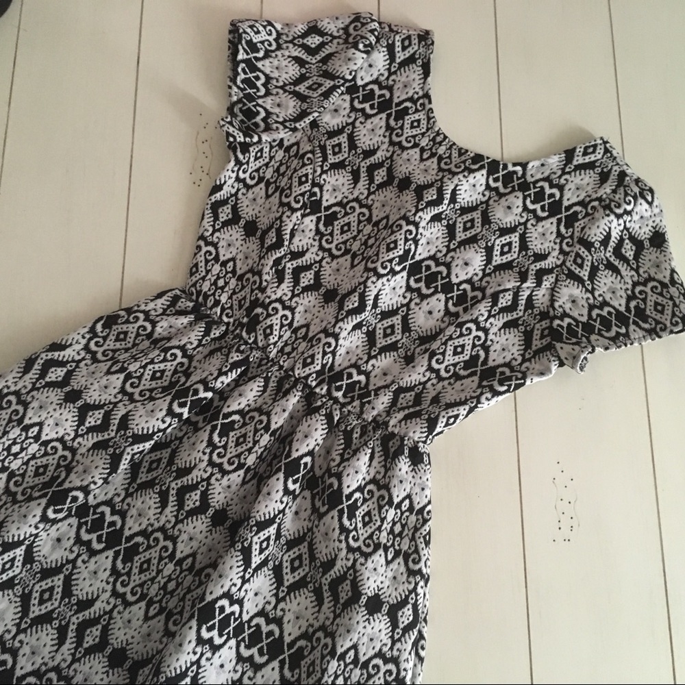 One Clothing Fit & Flare Tribal Print Dress - Picture 1 of 8